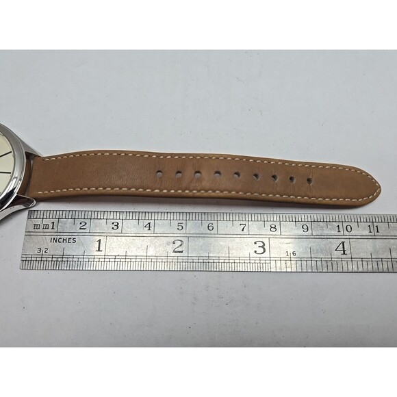 Fossil Suitor BQ3083 Womens Quartz Watch Cream Dial Brown Leather New Battery - Picture 8 of 12